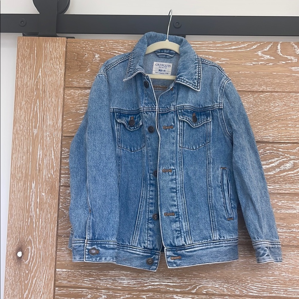 Kids Jcrew oversized  Denim Jacket